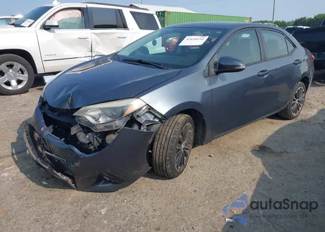 2014 Toyota Corolla S Plus z USA, uszkodzony, nr VIN 2T1BURHE7EC074708